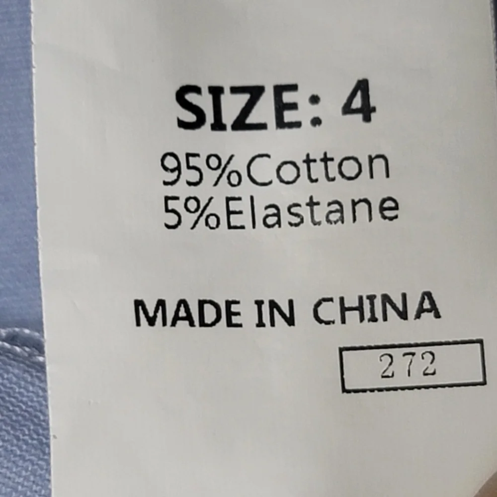 NWT Dokotoo Iceland Blue Wide Leg Women's Pants 27"Waist Size 4 - Picture 10 of 16